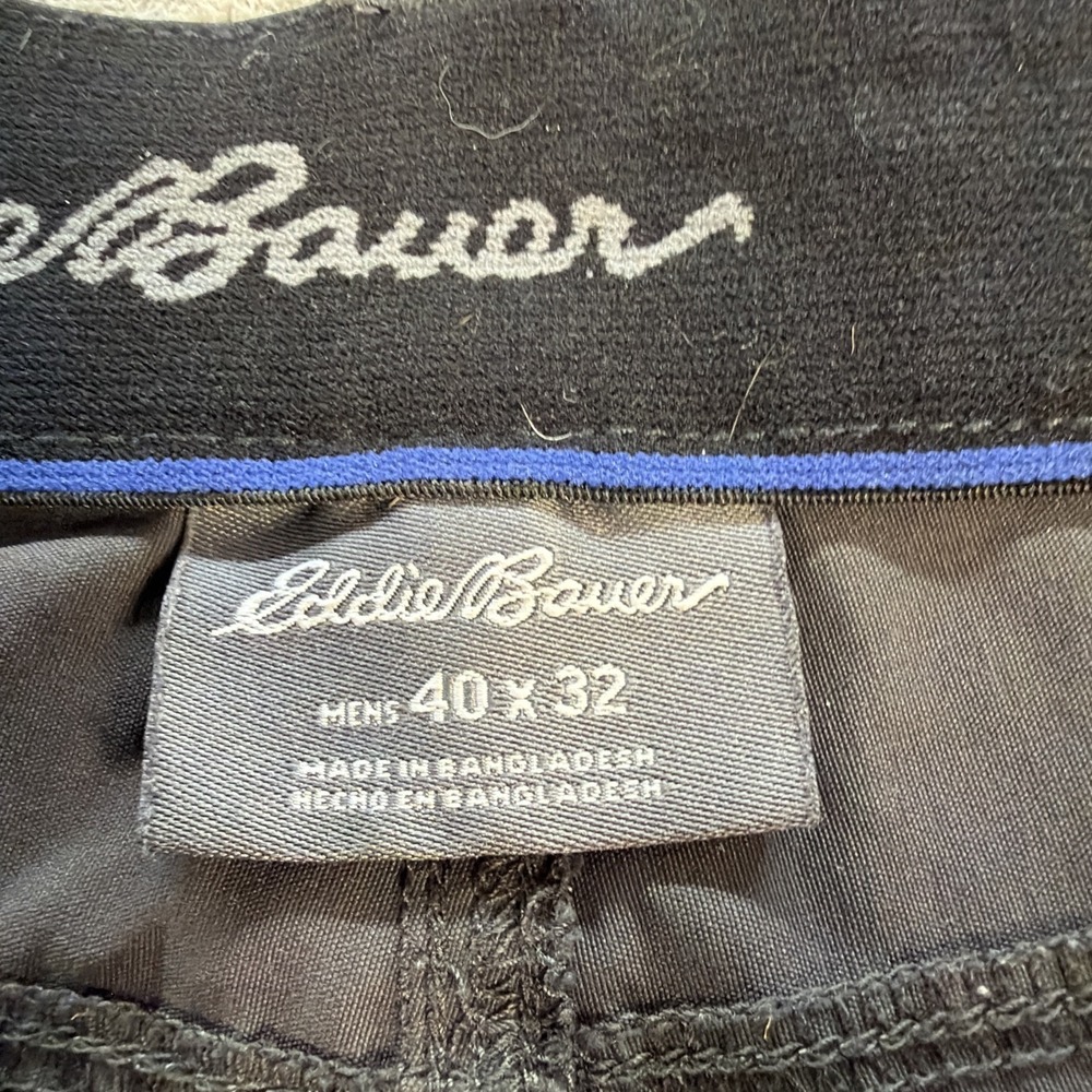 Eddie Bauer Pants Mens 40x32 Outdoor Hiking Stretch Nylon 5-Pocket Casual Gray - Picture 4 of 14